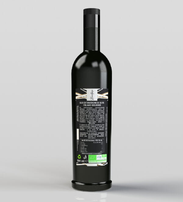 Olio extravergine di oliva Nocellara 0,5 litri 2020 2021