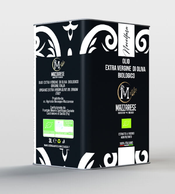 Olio extravergine di oliva Nocellara 3 litri 2020 2021