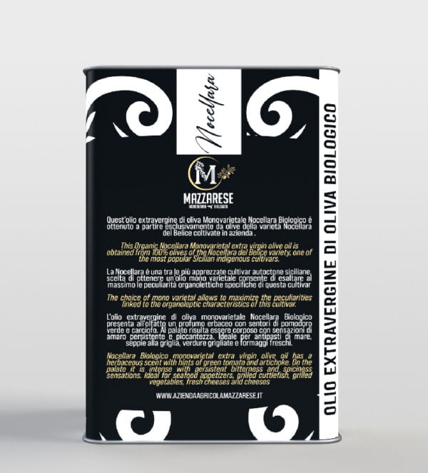 Olio extravergine di oliva Nocellara 3 litri 2020 2021