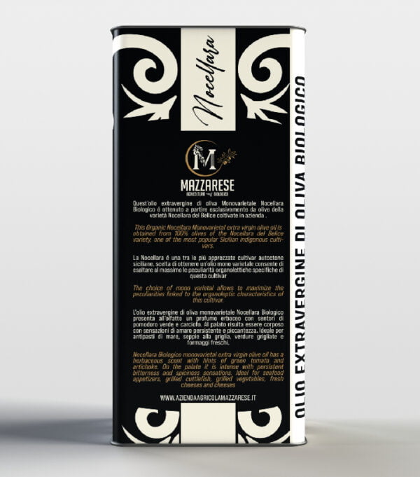 Olio extravergine di oliva nocellara 5 litri 2020 2021